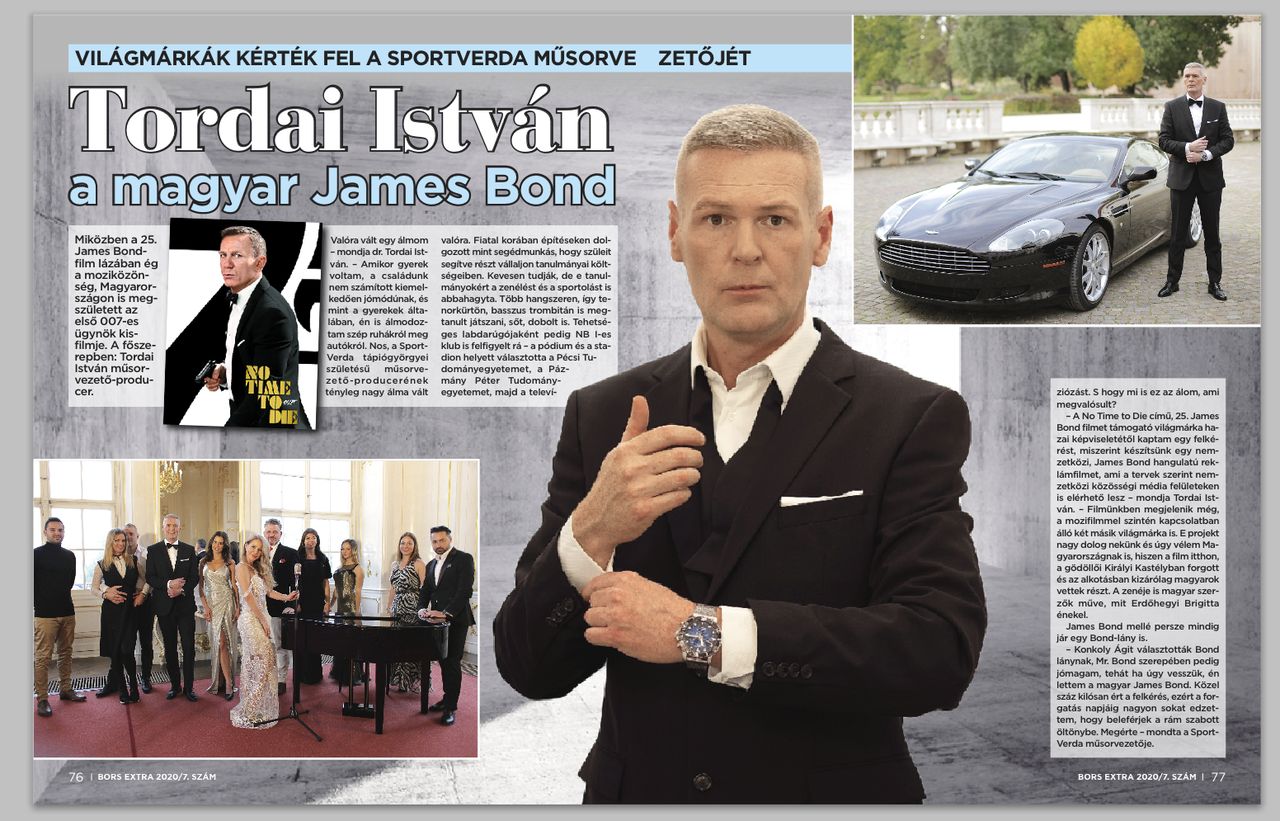 Tordai István a magyar James Bond Bors