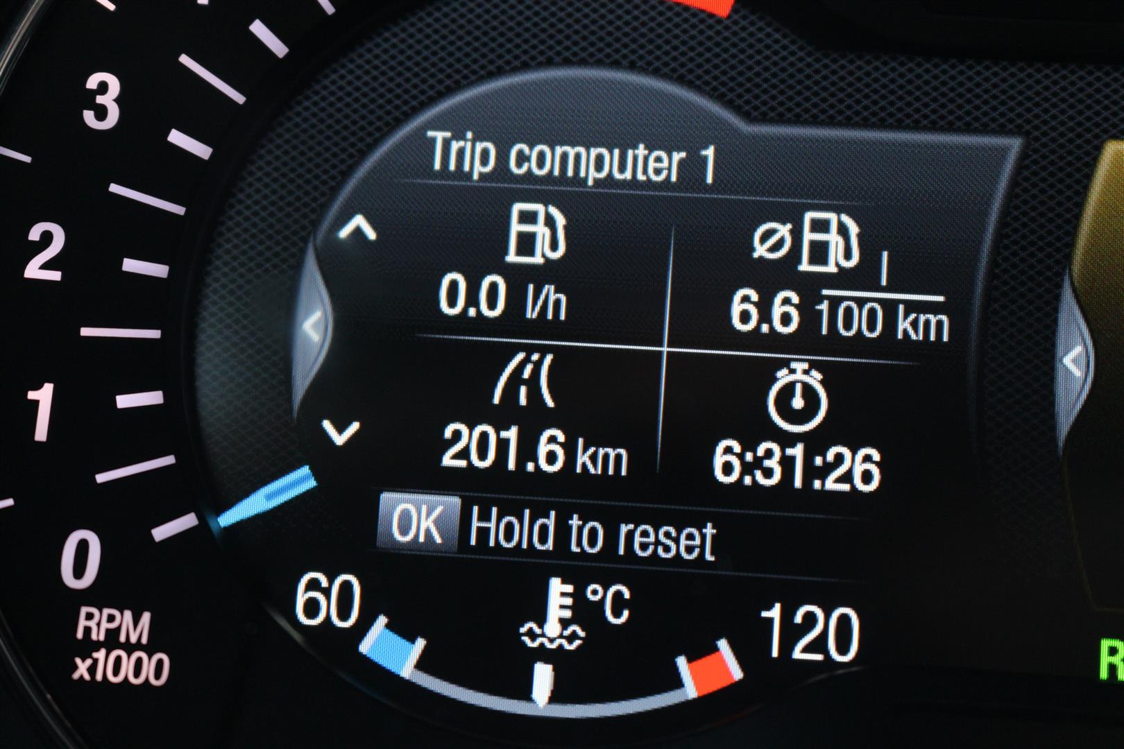 Ford S-Max Trip computer