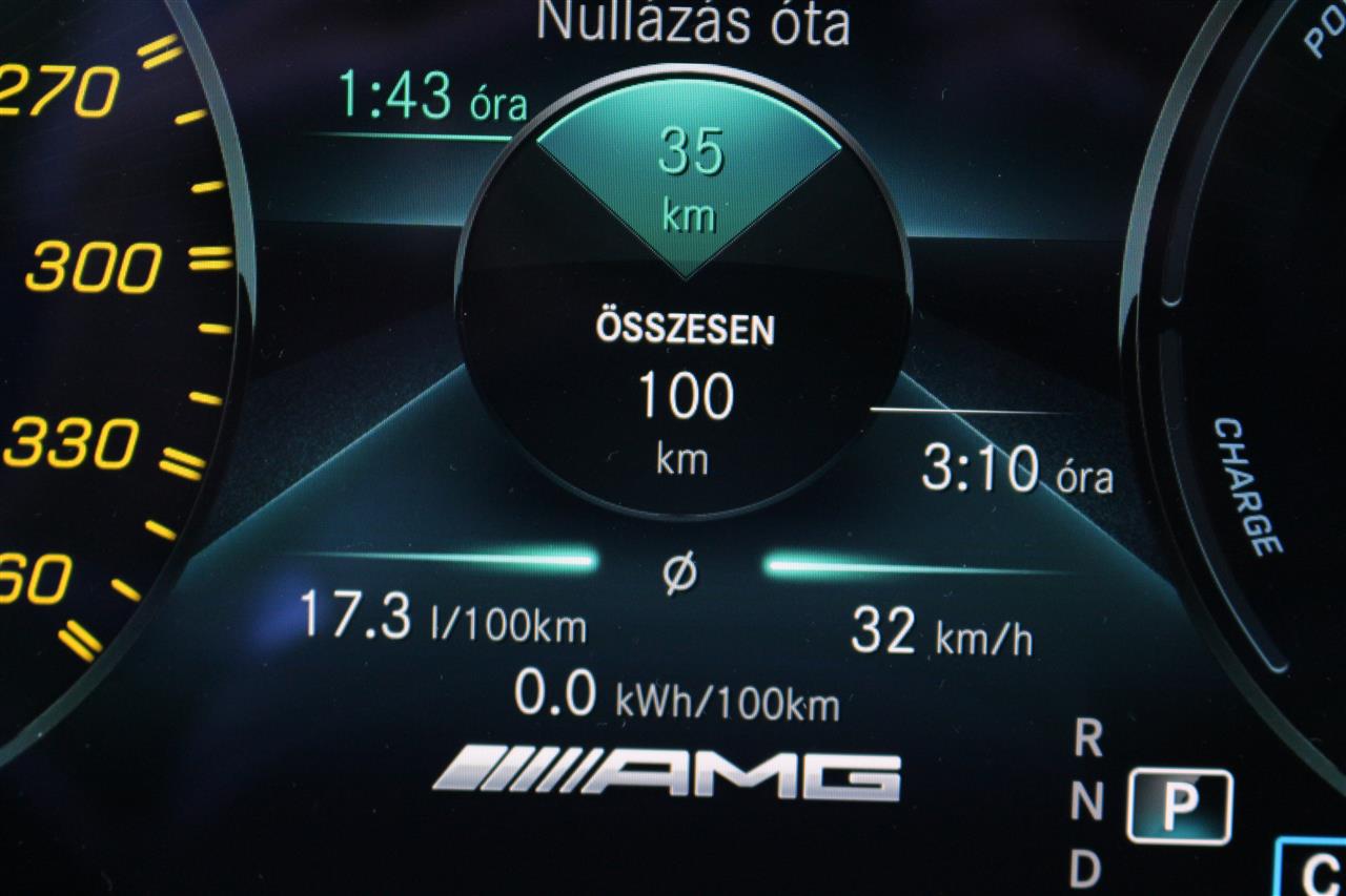 Mercedes AMG GT fogyasztás
