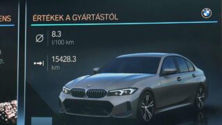BMW 330i M Sport fogyasztás