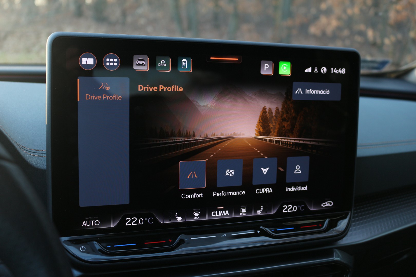 Cupra Formentor vezetési profil