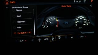 Ford Mustang Dark Horse beállítások